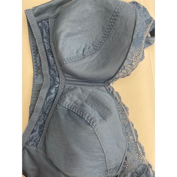 Rhonda Shear Blue Bralette with Removable Pads Size XL NWT - Picture 7 of 11